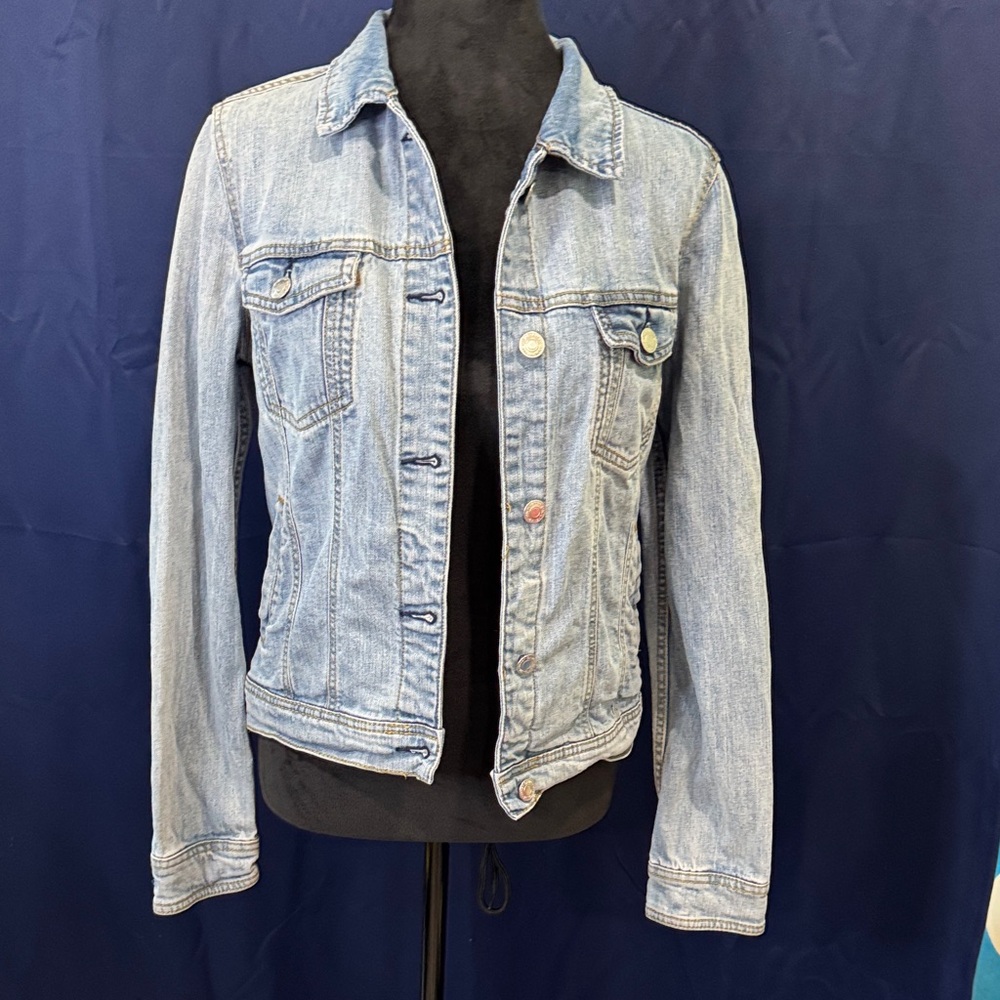 Mango Classic Blue Denim Jacket